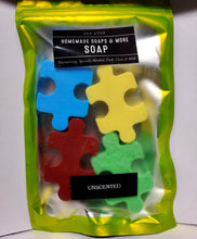 Large Puzzle Piece Autism Soap