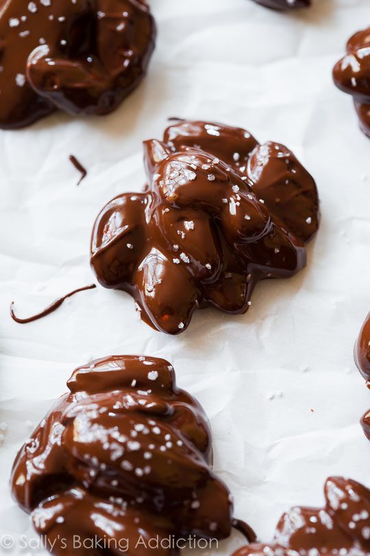 Homemade Chocolate Nut Clusters